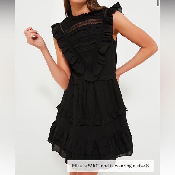 POMANDER PLACE

Black Cecilia Ruffle Dress - Picture 1 of 11